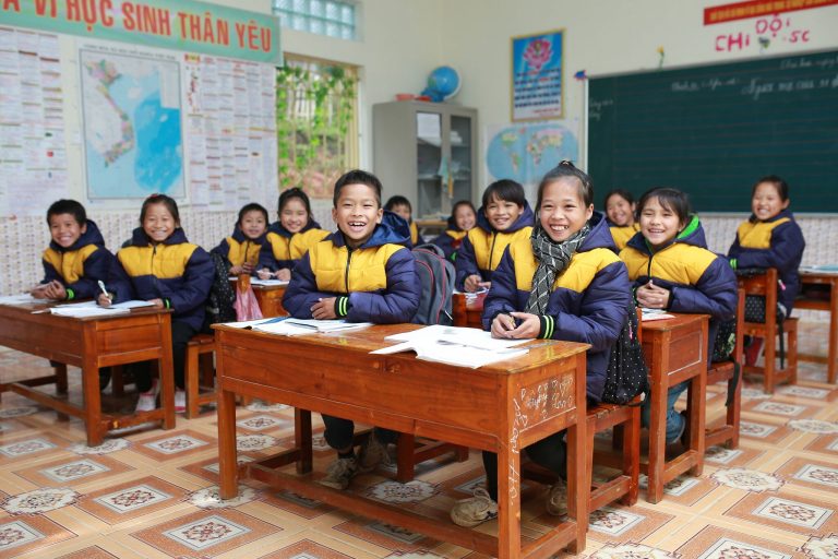 desks help students in Vietnam